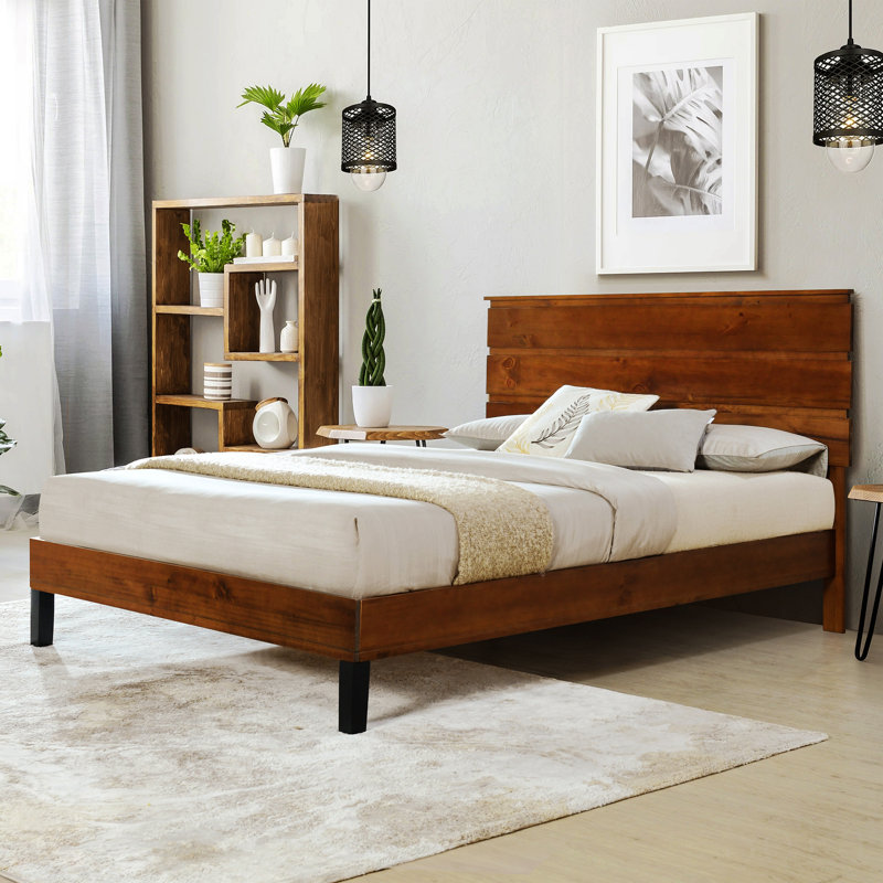 Wayfair full bed frame with headboard discount